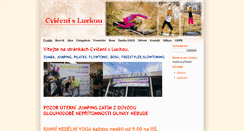 Desktop Screenshot of cvicenisluckou.cz